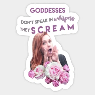 They Scream Sticker